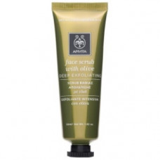 Скраб для глибокого очищення з оливками Апівіта face masks scrubs olive Apivita