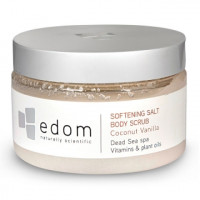 Пом'якшувальний скраб для тіла «Кокос і ваніль" Едом Softening Salt Body Scrub Coconut Vanilla Edom