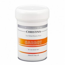 Морквяна маска краси для пересушеній шкіри Христина Sea Herbal Beauty Mask Carrot Christina