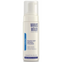 Мус відновлює структуру волосся "Рідкий кератин" Марліс Меллер Liquid Hair Keratin Mousse Marlies Moller