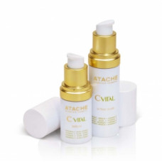 Нічний протектор Активний флюїд + сироватка з вітаміном С Атачі Biological Triple-Antioxidant Night Protector Active Fluid + Serum Atache