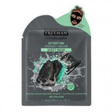 Тканинна маска детокс Вугілля і Сіль Фріман Feeling Beautiful Freeman