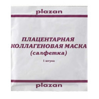 Плацентарна колагенова маска (Серветка) Плазан Placental collagen mask (cloth) Plazan