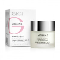 Зволожуючий крем для нормальної та сухої шкіри СПФ 17 Джи Джи Vitamin E Moisturizer for dry skin SPF 17 Gigi