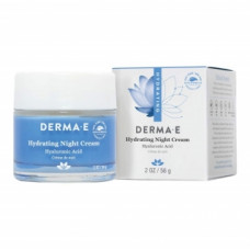 Зволожуючий нічний крем з гіалуроновою кислотою Дерма Е Hydrating Night Crеme with Hyaluronic Acid Derma E