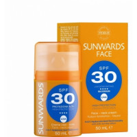 Крем для обличчя та шиї з високим захистом від сонця SPF 30 + та UVA Тебіскін SUNWARDS Face Cream SPF 30+ Tebiskin
