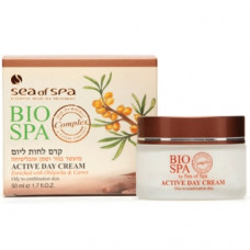 Крем денний захисний для жирної та комбінованої шкіри Moisturizing Active Day Cream - Oily- Combination Skin Sea Of Spa