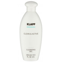 Що очищає гель для жирної та комбінованої шкіри Клапп Clean & Active Cleansing Gel Klapp