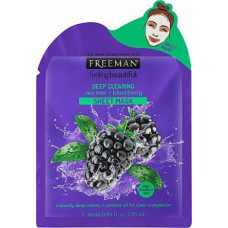 Тканинна маска глибоко очищає Чайне дерево і Ожина Фріман Deep Clearing Tea Tree + Blackberry Sheet Mask Freeman
