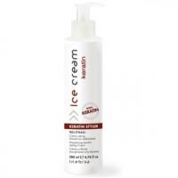 Розгладжує кератиновий крем для укладання Інебрія Keratin Ice Cream Styler Inebrya