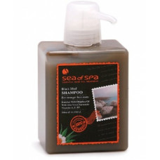 Грязьовий шампунь з маслом обліпихи Сі Оф Спа Dead Sea Black Mud Shampoo enriched with oblepiha oil aloe vera chamomile vitamins E B5 Sea Of Spa