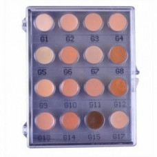 Палітра відтінків тональної крем-основи ГлайМед Плас Master Colour Palette, 6 Colours GlyMed Plus
