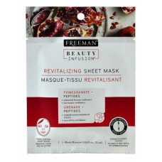 Тканинна маска відновлює Гранат і Пептиди Фріман Beauty Infusion Revitalizing Pell-Off Mask Freeman