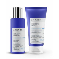 Набір для лікування шкіри з ефектом водневої чистки Аркана H + Active Mask & Booster Arkana
