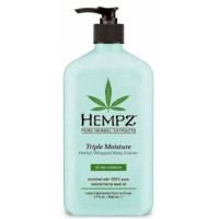 Ніжний зволожуючий крем для тіла потрійної дії Хемпз Triple Moisture Herbal Whipped Body Creme Hempz