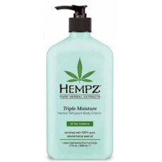 Ніжний зволожуючий крем для тіла потрійної дії Хемпз Triple Moisture Herbal Whipped Body Creme Hempz