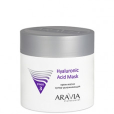 Крем-маска з ефектом супер зволоження Аравія Профешнл Hyaluronic Acid Mask Aravia Professional