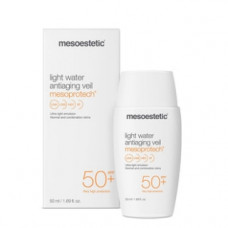 Легка антівозростная сироватка вуаль Мезоестетік Light water antiaging veil 50+ spf Mesoestetic