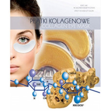 Колагеновий пластир під очі з золотом і кислотою Б'юті Фейc Collagen Eye Patch zlotem i kwasem gialouranovoy Beauty face