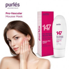 Про-судинна маска-мус Пюрле Redness Stop System Pro-Vascular 147 Mousse Mask Purles
