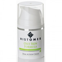 Крем для жирної шкіри подвійної дії Anti-age Хістомер OILY SKIN dual action cream Histomer