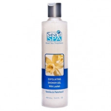 Відлущуючий гель для душу з люфою Ваніль і пачулі Сі Оф Спа Exfoliating Shower Gel Vanilla & Patchouli Sea Of Spa