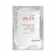 Маска-патч з фітостволовимі клітинами Алекс Косметик Bio-Cellulose Stem Cell Face & Neck Mask Alex Cosmetic