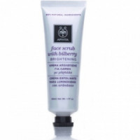 Освітлюючий скраб для обличчя з чорницею Апівіта Face Scrub With Bilberry Apivita
