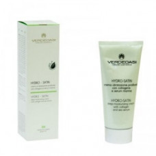 Суперзволожуюча крем з колагеном Вердеоасі Hydro-satin deepmoisturizing cream with collagen and sea serum Verdeoasi