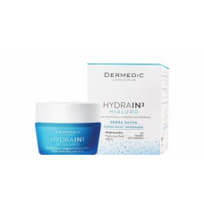 Глибоко зволожуючий крем SPF15 Дермедік Hydrain 3 Hialuro Deeply Moisturizing Cream SPF 15 Dermedic