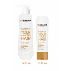 Щоденний розгладжує кондиціонер з кератином Люкслісс Keratin Daliy Care Conditioner Luxliss