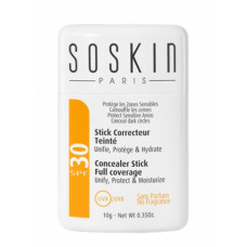 Сонцезахисний стик з тональним ефектом SPF 30 Соскін Concealer Stick full coverage SPF 30 SoSkin