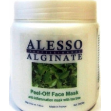 Протизапальна альгінатна маска з маслом чайного дерева Алессо Anti-inflammatory algae mask with tea tree oil Alesso