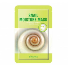 Корейська маска для обличчя з екстрактом равлики ШангПрі Snail Moisture Mask ShangPree