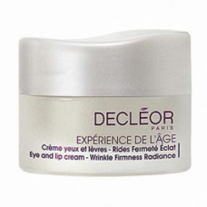 Антивіковий крем для контуру очей і губ потрійної дії Деклеор Experience De L'age Creme Yeux Et Levres Rides Fermete Eclat Eye and Lip Decleor