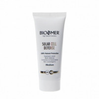 Сонцезахисний крем SPF 50 з тоном (середній) Біо Мер Solar Cell Defense SPF 50+ Medium Bio Mer