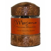 Мило "Чорне з евкаліптом" Моржана Eucalyptus Black Soap Morjana