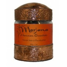 Мило "Чорне з евкаліптом" Моржана Eucalyptus Black Soap Morjana