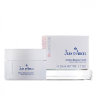 Поживний ніжний крем для чутливої шкіри 24h Жан д'Арсель Care for Sensitive and Couperose skin Crеme Douceur rich Jean d'Arcel
