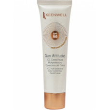 CC Мультизащитний крем SPF 50 з тональним ефектом Кінвел CC MULTI-PROTECTIVE COLOR CORRECTING FACIAL CREAM SPF 50 Keenwell