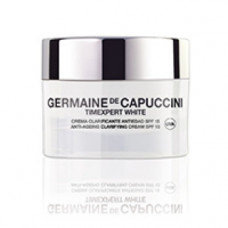 Відбілюючий крем проти зморшок SPF15 Жермен де капучіно Timexpert White Antiageing Clarifing Cream Germaine de Capuccini