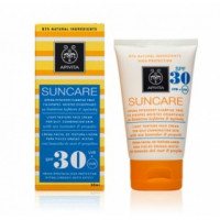 Сонцезахисний крем для жирної та комбінованої шкіри обличчя SPF30 Апівіта Light Texture Face Cream for Oily-Combination Skin Apivita