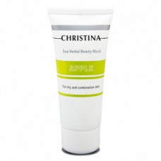 Яблучна маска краси для жирної та комбінованої шкіри Христина Sea Herbal Beauty Mask Green Apple Christina