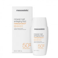 Миниральная матуюча антивікова сироватка Мезоестетік Mineral matt antiaging fluid 50 spf Mesoestetic