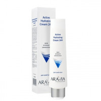 Крем для обличчя активне зволоження Аравія Профешнл Active Hydrating Cream 24H Aravia Professional