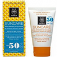 Сонцезахисний крем для обличчя проти пігментних плям SPF 50 з крітмум морським і компл 3D PRO-ALGAESPF50 Апівіта Antispot Face Cream Apivita