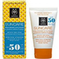Сонцезахисний крем для обличчя проти пігментних плям SPF 50 з крітмум морським і компл 3D PRO-ALGAESPF50 Апівіта Antispot Face Cream Apivita