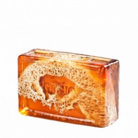 Гліцеринове мило куб Бамбук і Люфа Органік Glycerin soap cube Bamboo and Loofah Organique