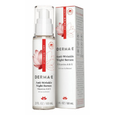 Нічна сироватка з вітаміном А проти зморшок Дерма Е Anti-Wrinkle Vitamin A Night Serum Derma E