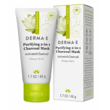 Очищаюча вугільна маска 2-в-1 Дерма Е Purifying 2-in-1 Charcoal Mask Derma E